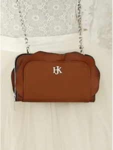 Jeanette wave TOFFY barna pénztárca/clutch