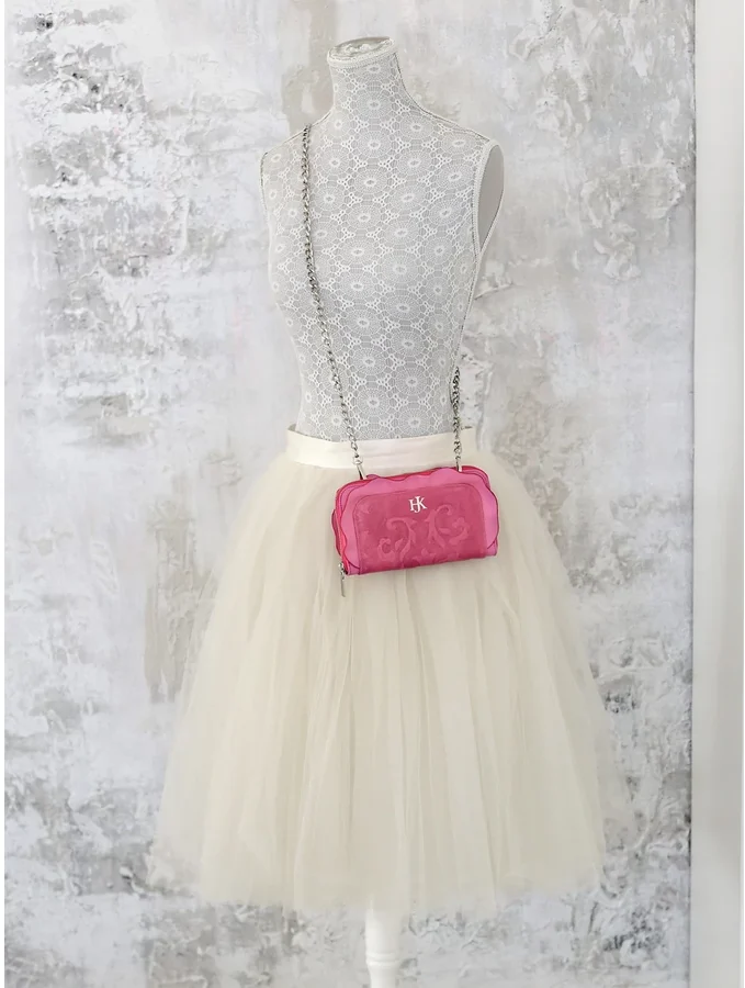 Jeanette wave BARBIECORE rózsaszín pénztárca/clutch