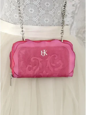Jeanette wave BARBIECORE rózsaszín pénztárca/clutch